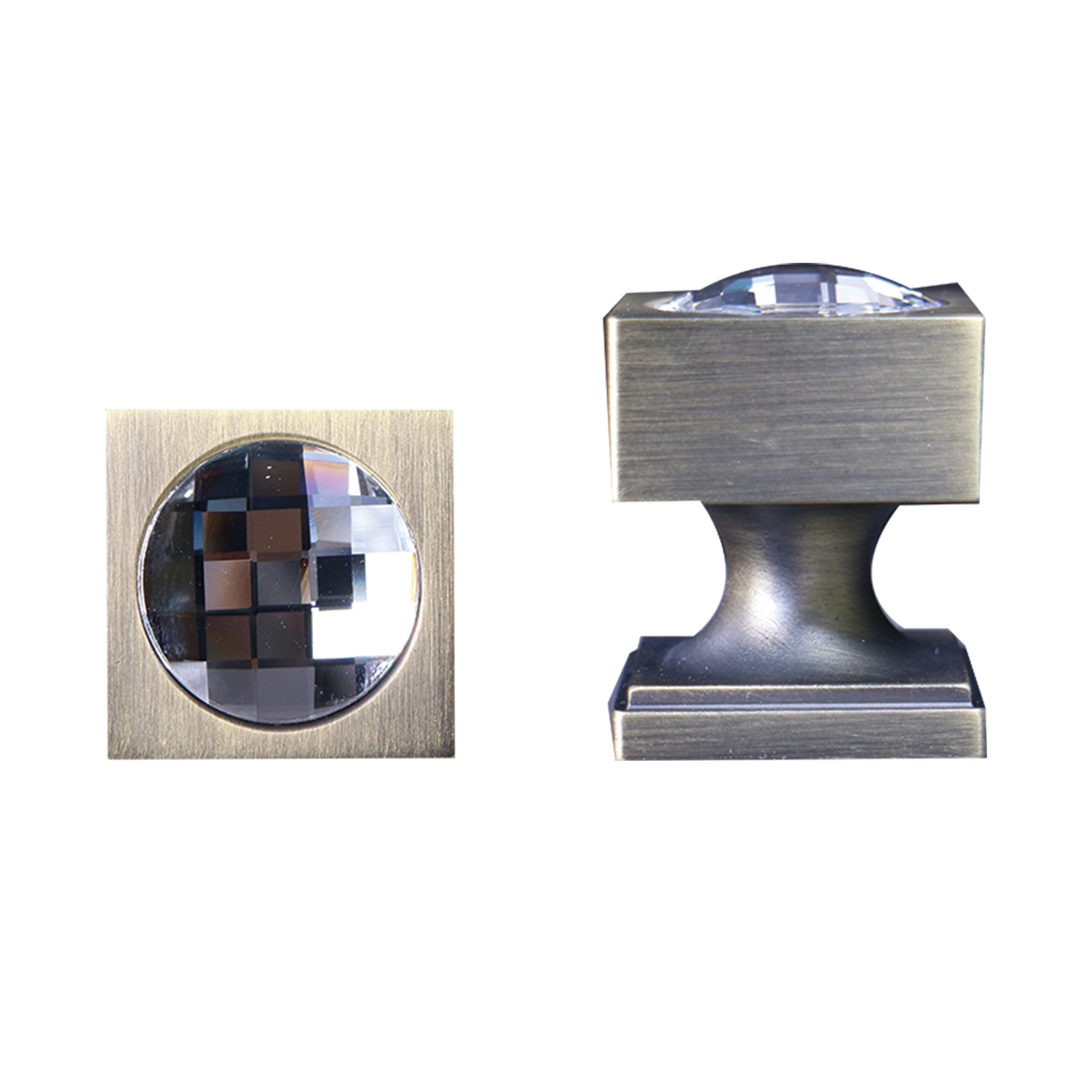 【DOTTY】 Bronze Knob and Handle with Swarovski® Crystal