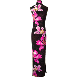 【BAUHINIA】Masterpiece Collection Haute Couture 100% Silk Crystal Cheongsam