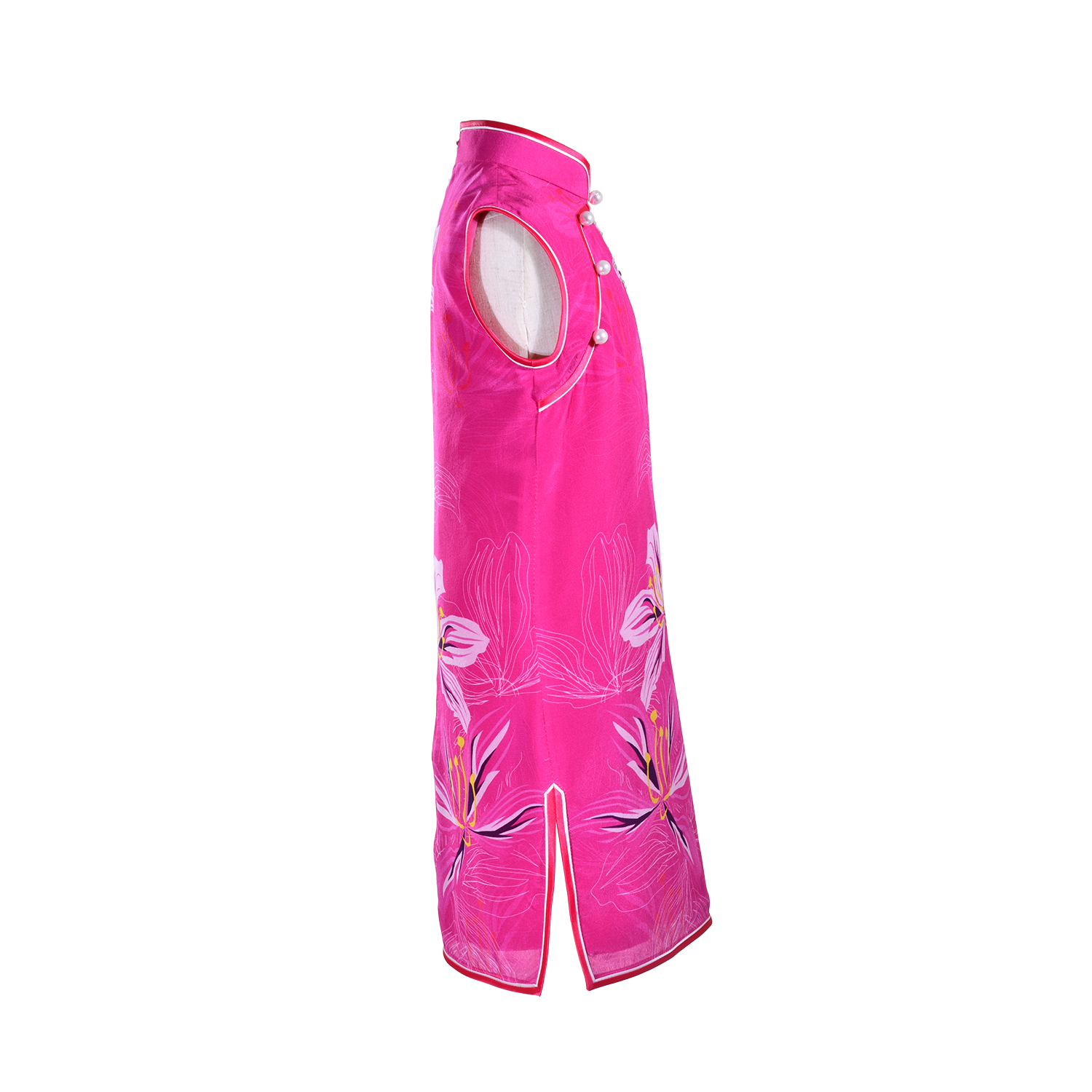 【BAUHINIA】KID 100% Silk Cheongsam with Crystals