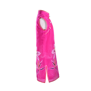 【BAUHINIA】KID 100% Silk Cheongsam with Crystals