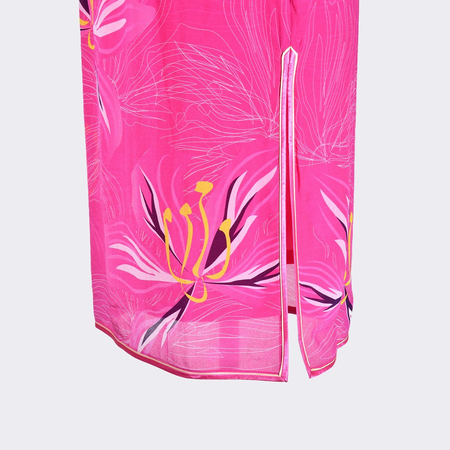 【BAUHINIA】100% Silk Crystal Cheongsam