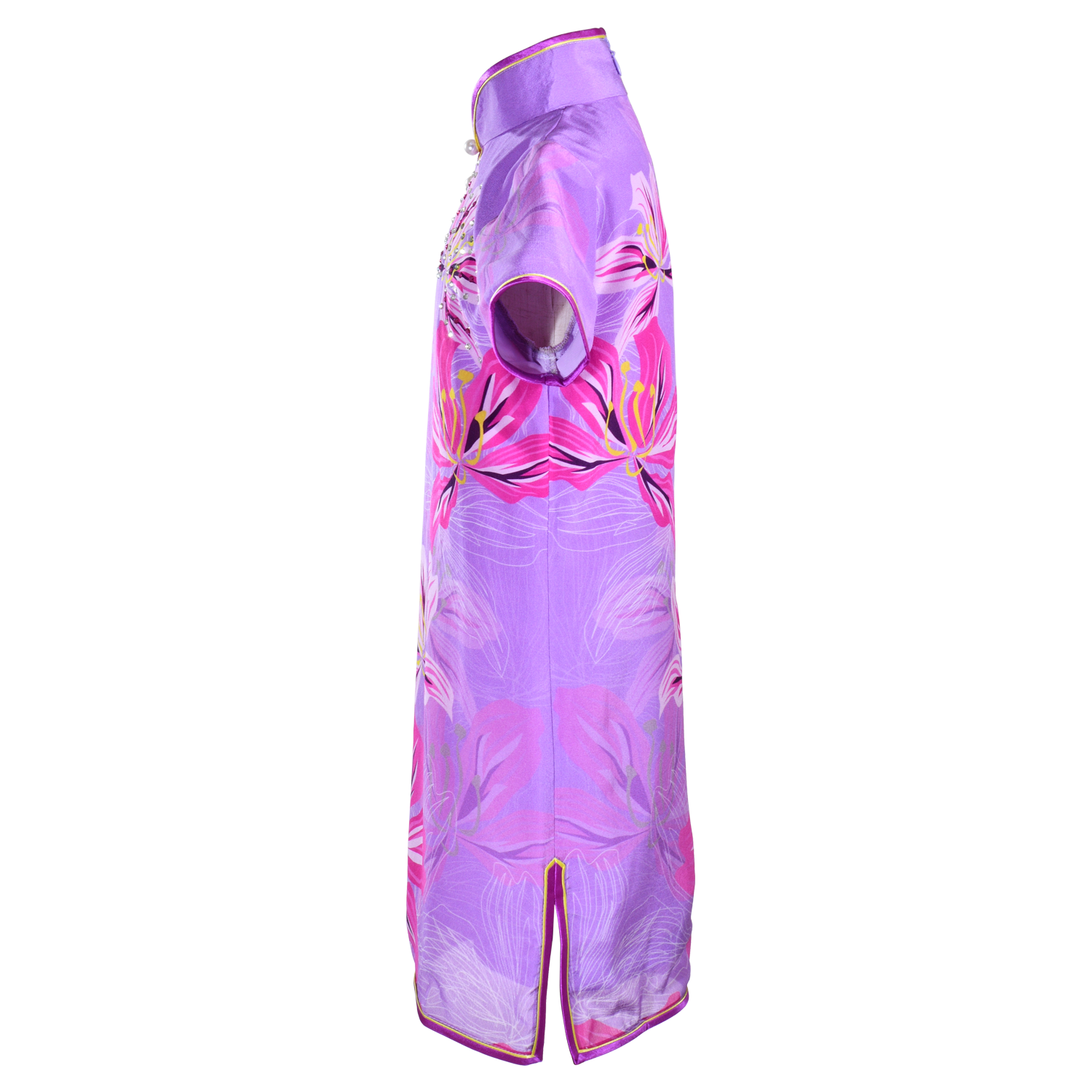 【BAUHINIA】KID 100% Silk Cheongsam with Crystals