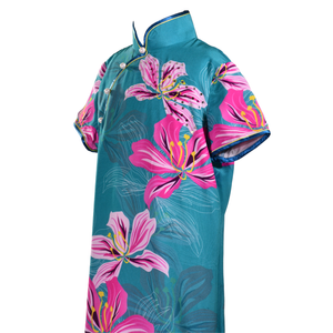 【BAUHINIA】KID 100% Silk Cheongsam with Crystals