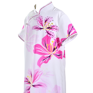 【BAUHINIA】KID 100% Silk Cheongsam with Crystals