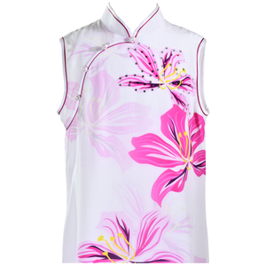 【BAUHINIA】KID 100% Silk Cheongsam with Crystals