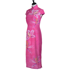 【BAUHINIA】 100% Silk Crystal Cheongsam