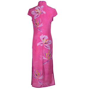 【BAUHINIA】 100% Silk Crystal Cheongsam