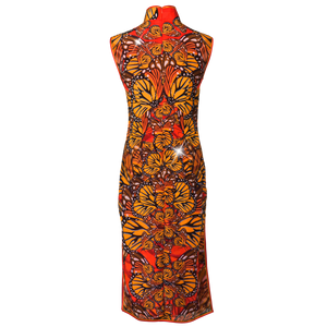 【BUTTERFLY】100% Silk Crystal Cheongsam