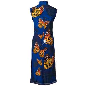 【BUTTERFLY】100% Silk Crystal Cheongsam