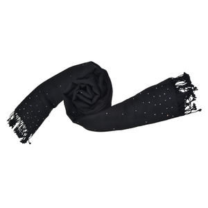 【THE STARRY SKY】100% Cashmere Scarf with Crystals