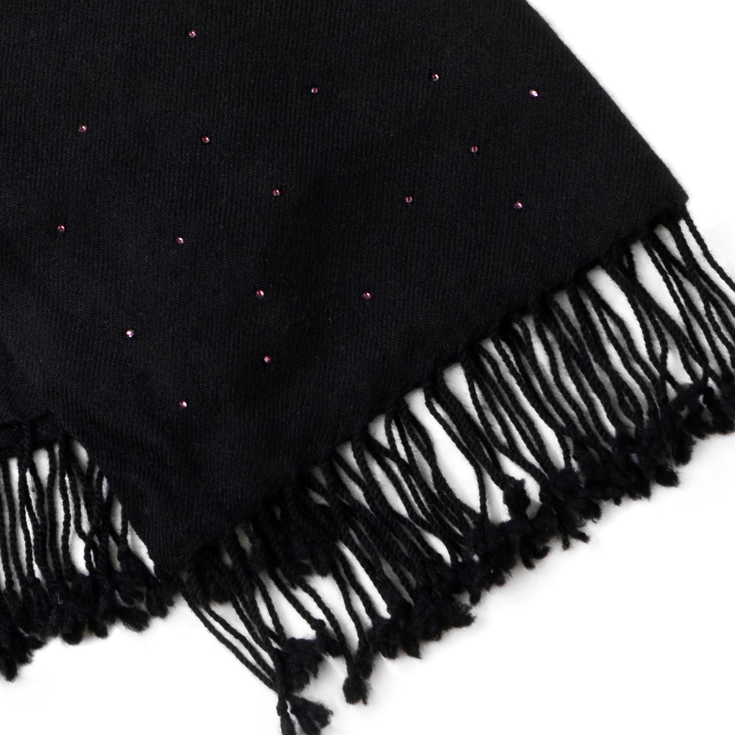 【THE STARRY SKY】100% Cashmere Scarf with Crystals