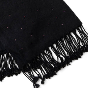 【THE STARRY SKY】100% Cashmere Scarf with Crystals