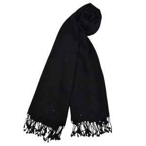 【THE STARRY SKY】100% Cashmere Scarf with Crystals