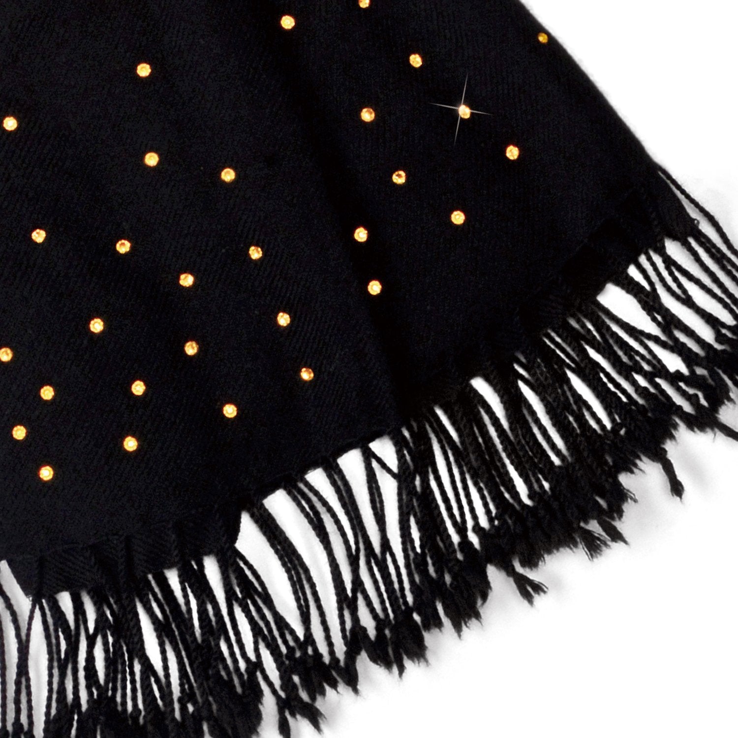 【THE STARRY SKY】100% Cashmere Scarf with Crystals