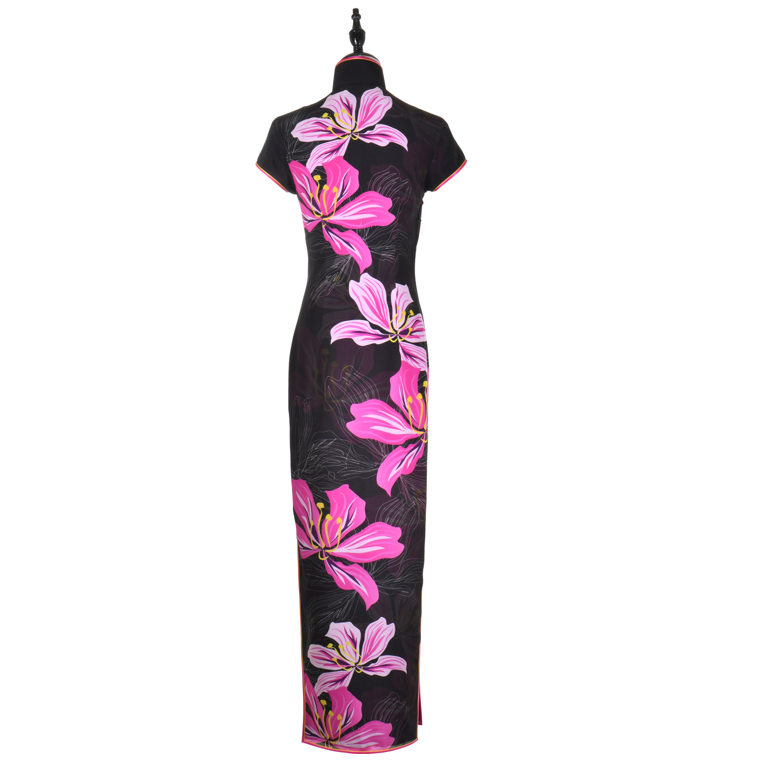 【BAUHINIA】Masterpiece Collection Haute Couture 100% Silk Crystal Cheongsam