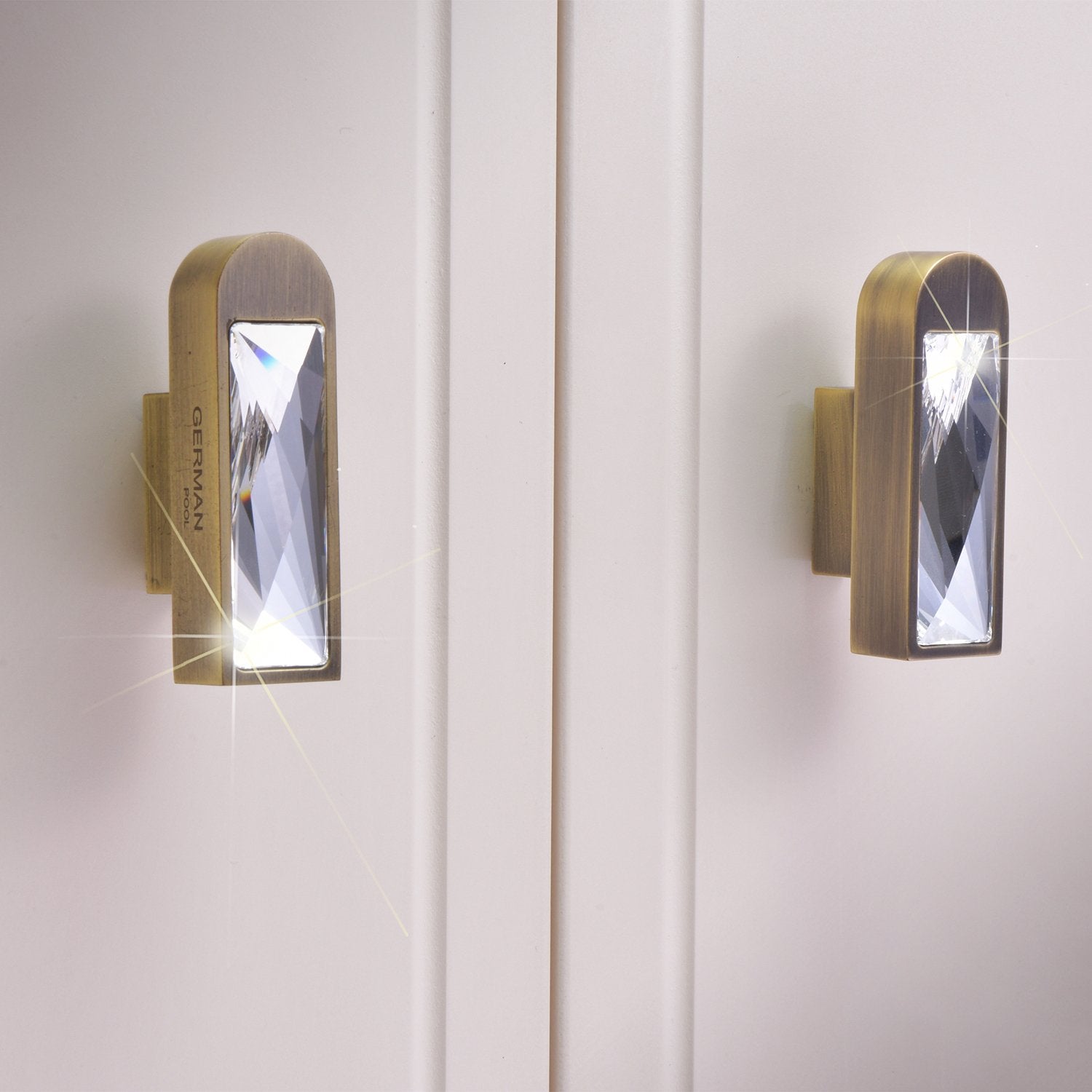 【MIYA】Bronze Knob and Handle with Swarovski® Crystal