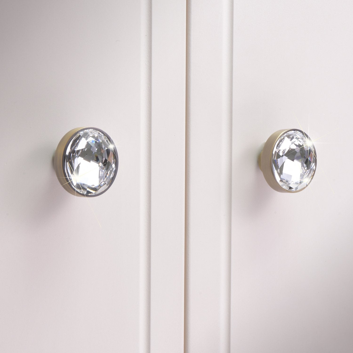 【NAUTILLIA】Bronze Knob and Handle with Swarovski® Crystal