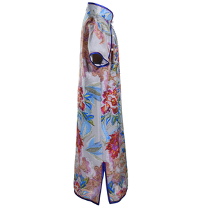 【PEONY】KID 100% Silk Cheongsam with Crystals