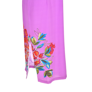 【PEONY】 100% Silk Crystal Cheongsam