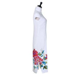 【PEONY】 100% Silk Crystal Cheongsam