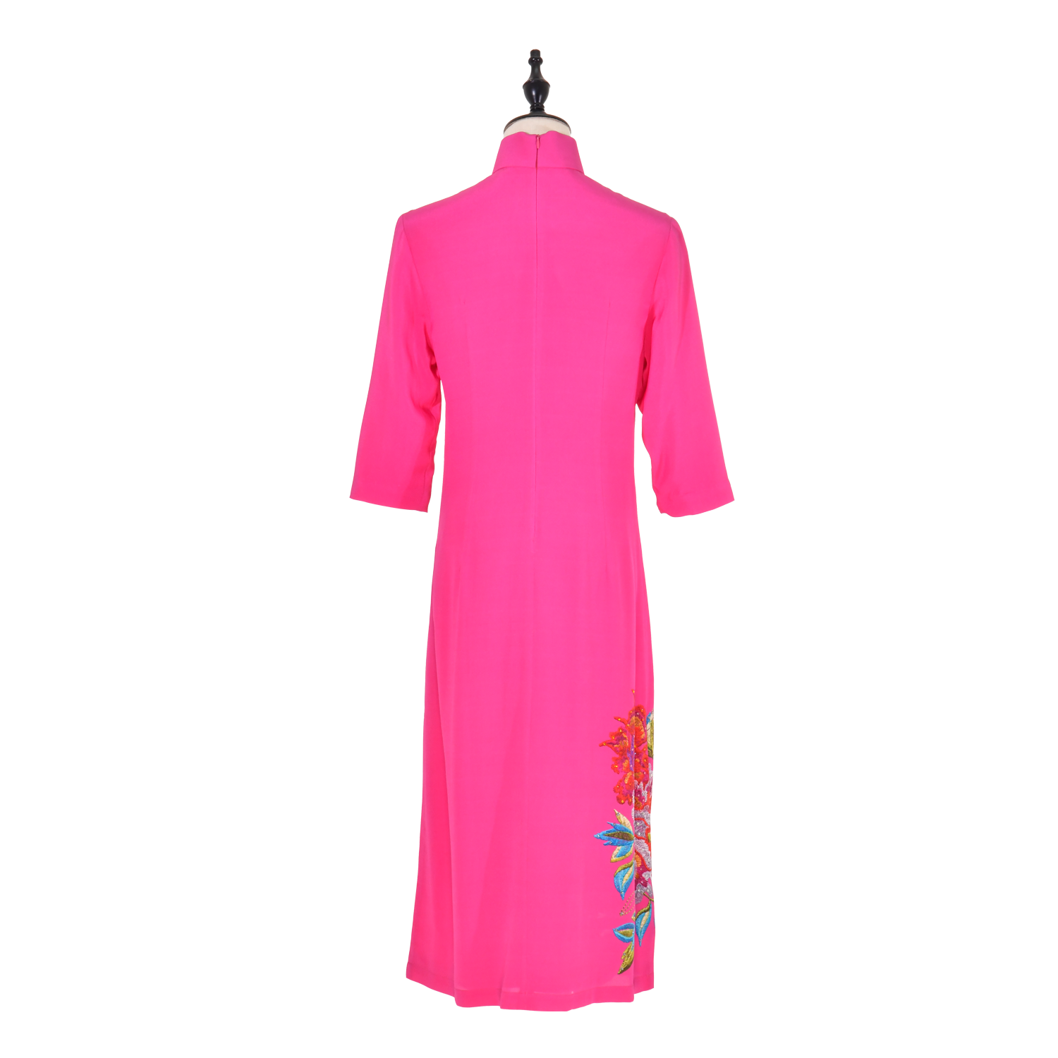 【PEONY】100%  Silk Crystal Cheongsam