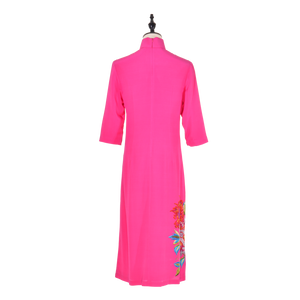 【PEONY】100%  Silk Crystal Cheongsam