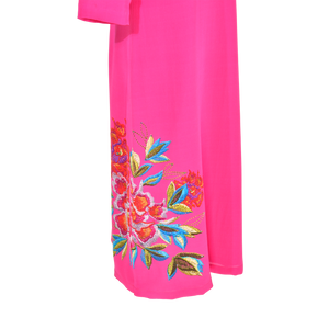 【PEONY】100%  Silk Crystal Cheongsam