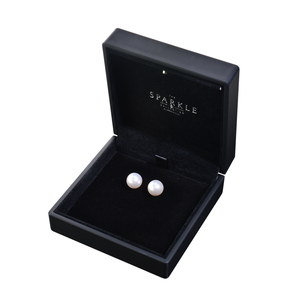 【PEARL】925 Sterling Silver Earrings with Crystal Pearls