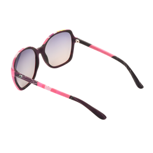 【BAUHINIA】Hand-made 100% Silk-wrapped Sunglasses with Crystals UV400