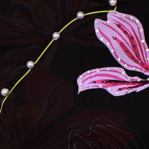 【BAUHINIA】100% Silk Crystal Cheongsam