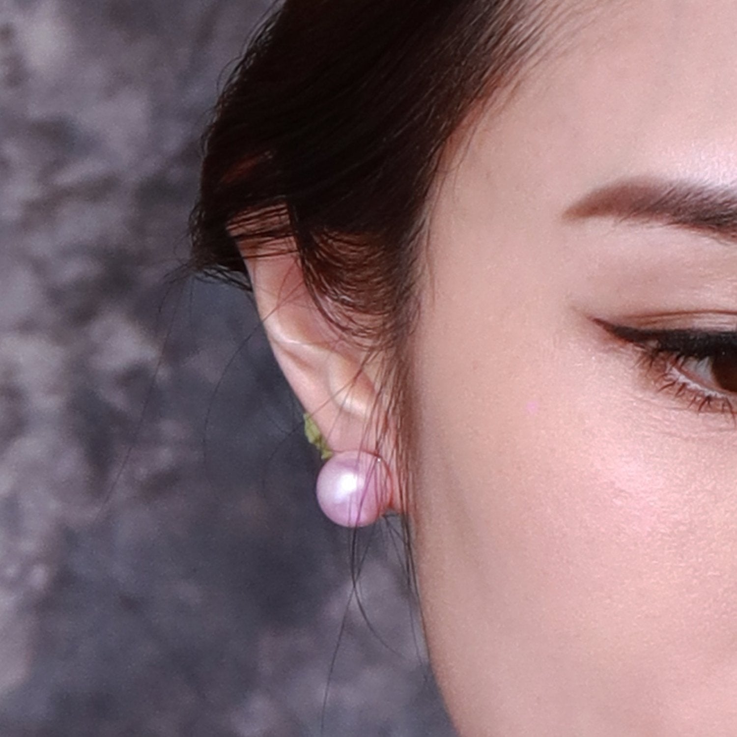 【PEARL】925 Sterling Silver Earrings with Crystal Pearls